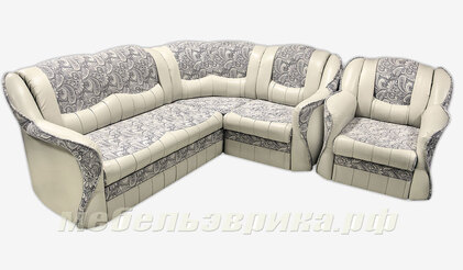 Угловой диван Цезарь с креслом