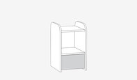 Тумба прикроватная Индиго 13.86 Тумба прикроватная Индиго 13.86