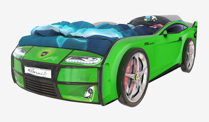 Детская кровать-машина Romack Kiddy зелёный