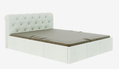Кровать Калипсо с подъёмным механизмом. Белая