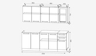 Кухня с фотопечатью Дикая орхидея 2.0 Кухня с фотопечатью Дикая орхидея 2.0