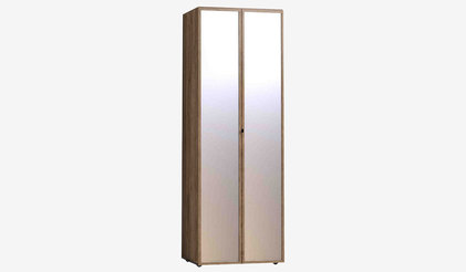 Шкаф для одежды Nature 54 КОРПУС+ФАСАД Зеркало+Зеркало